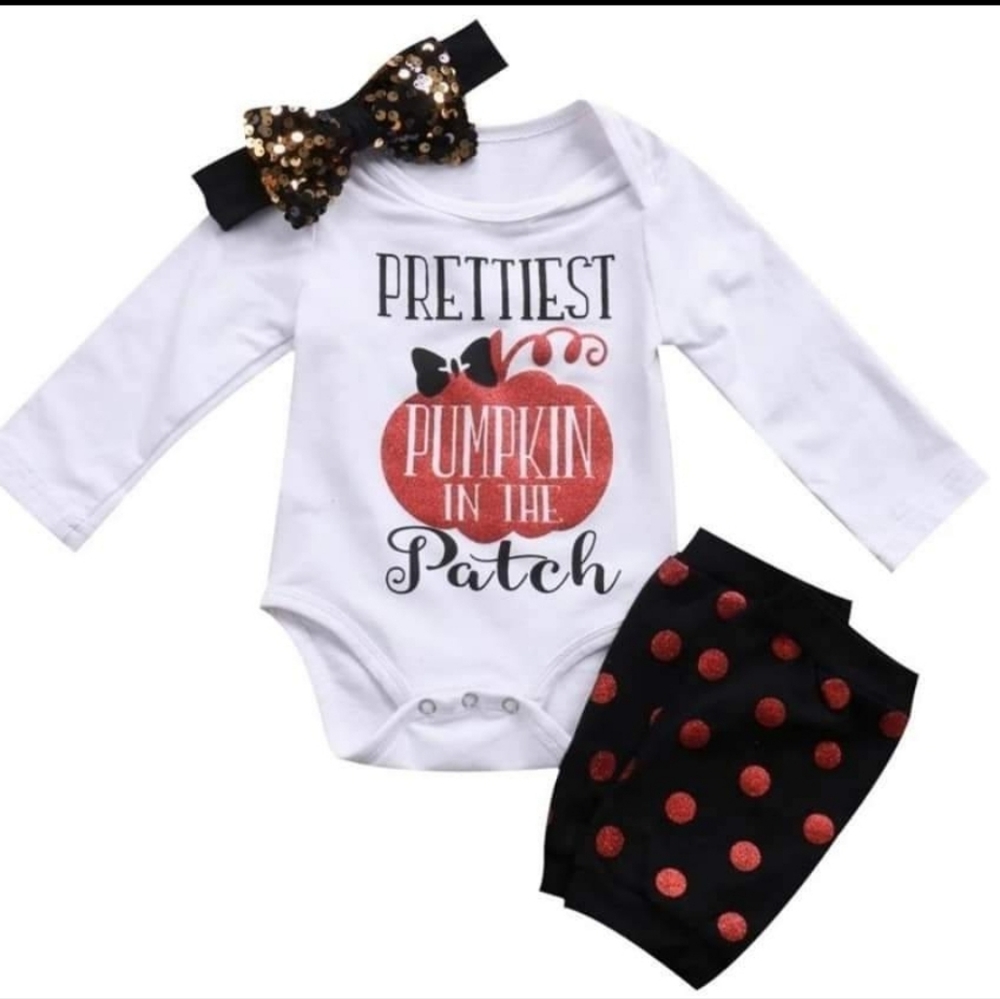 BNWT • Prettiest Pumpkin in the Patch - Set